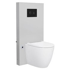 Vitra RenoForm Duvara Tam Dayalı Klozetler İçin Temassız Taharetli Platform, 10,5 cm Beyaz 773-1770-01